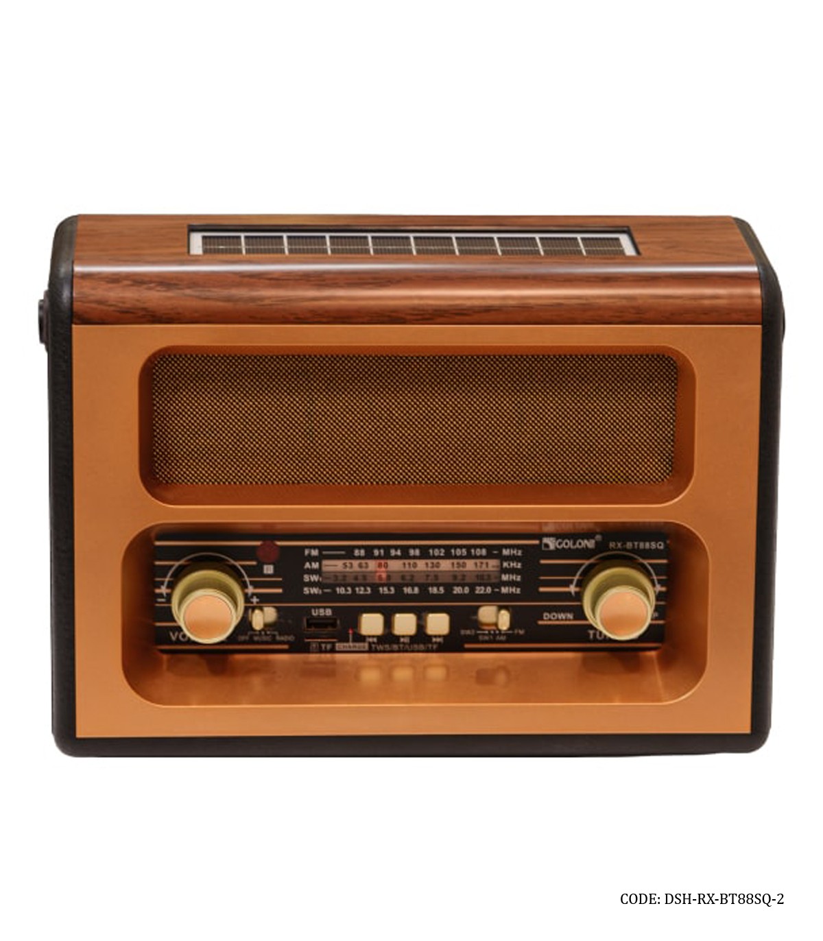 رادیو طرح قدیمی فلش خور 4 کاره مدل مارسی