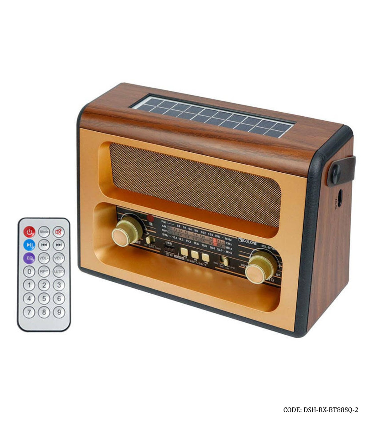 رادیو طرح قدیمی فلش خور 4 کاره مدل مارسی