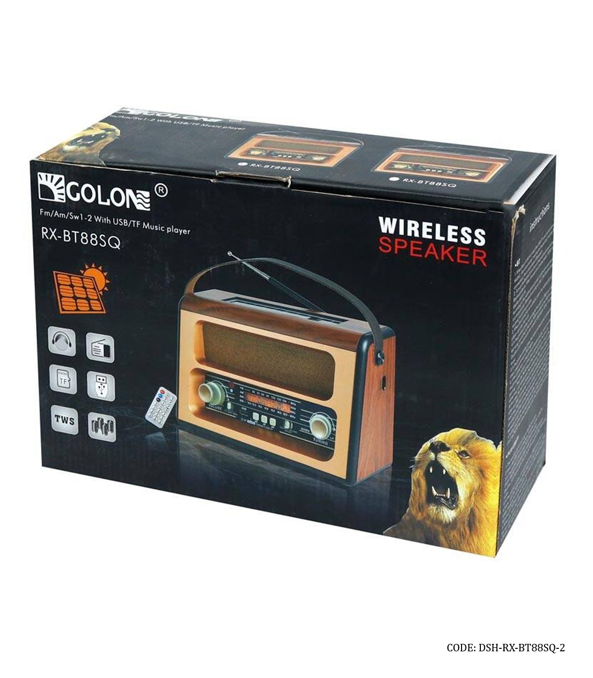 رادیو طرح قدیمی فلش خور 4 کاره مدل مارسی