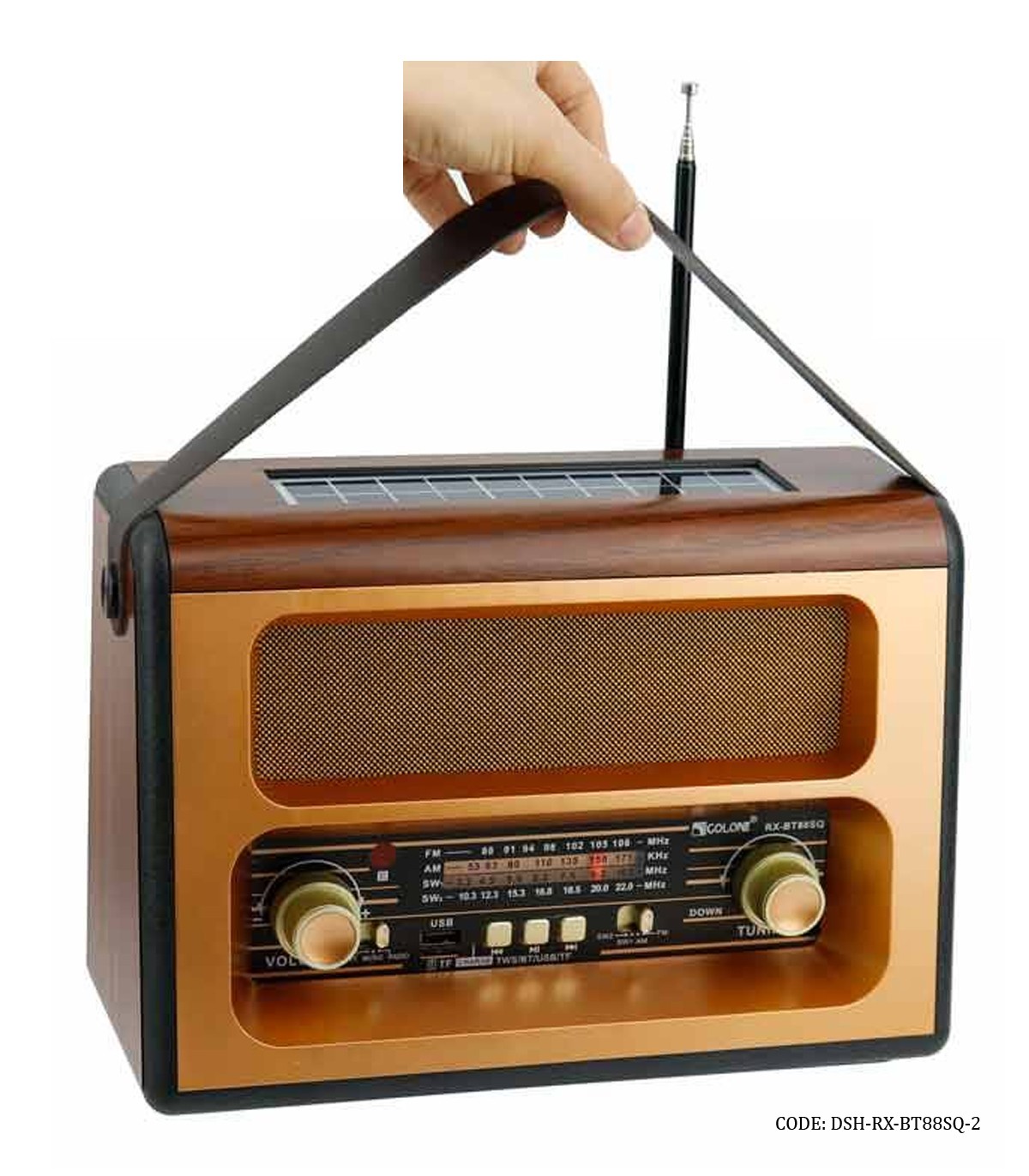 رادیو طرح قدیمی فلش خور 4 کاره مدل مارسی