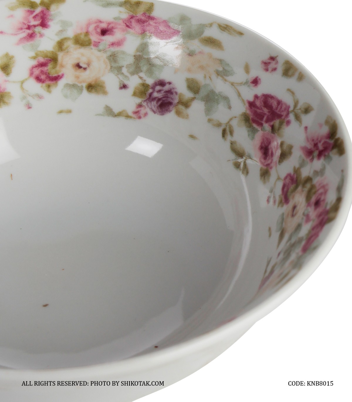 کاسه ماست چینی 6 عددی طرح رزیتا