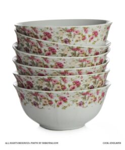 کاسه آبگوشت خوری 6 عددی طرح رزیتا