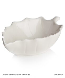 ماست خوری سرامیکی طرح برگ