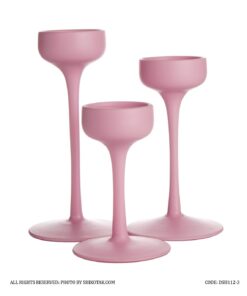 جاشمعی صورتی سه عددی طرح ایکیا