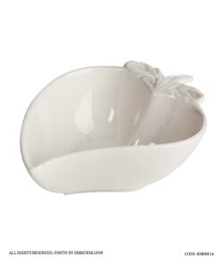 کاسه زیتون خوری سه عددی سرامیکی طرح توت فرنگی