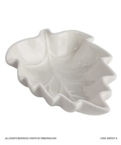 کاسه سرامیکی زیتون خوری طرح برگ انجیری