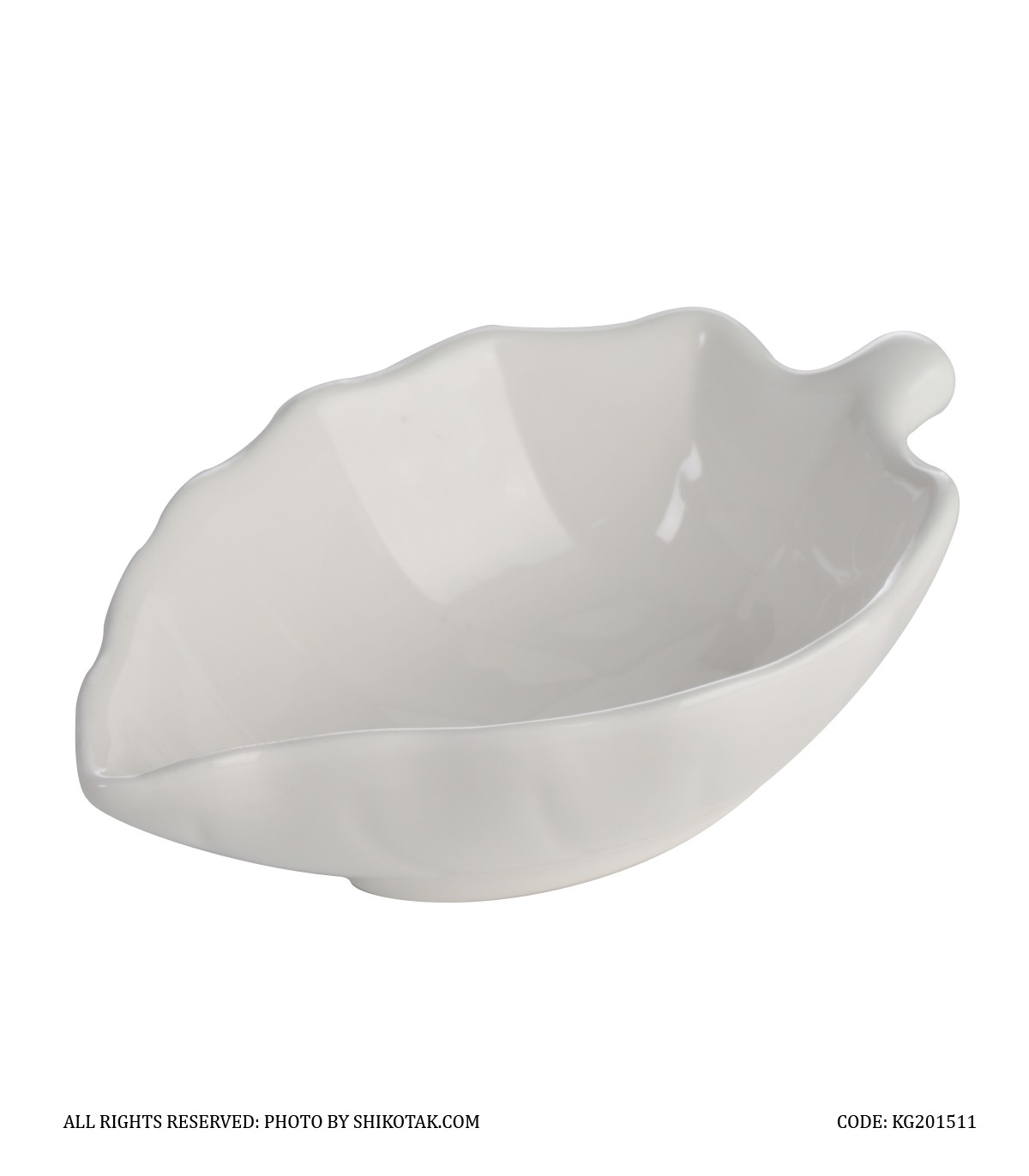 ست کاسه زیتون خوری سرامیکی سه عددی طرح برگ