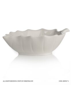 ست کاسه زیتون خوری سرامیکی سه عددی طرح برگ