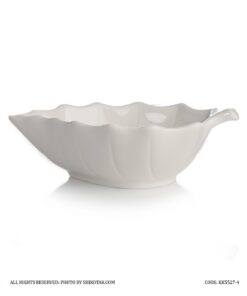 ست کاسه زیتون خوری سرامیکی سه عددی طرح برگ