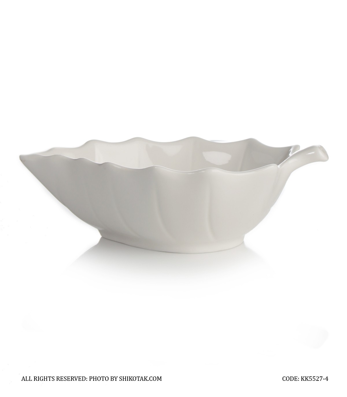 ست کاسه زیتون خوری سرامیکی سه عددی طرح برگ