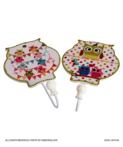 آویز لباس دو عددی طرح جغد