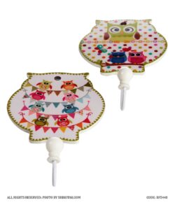 آویز لباس دو عددی طرح جغد