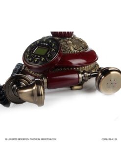 تلفن رومیزی کلاسیک مدل612 رنگ ماهاگونی