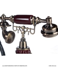 تلفن رومیزی کلاسیک مدل612 رنگ ماهاگونی