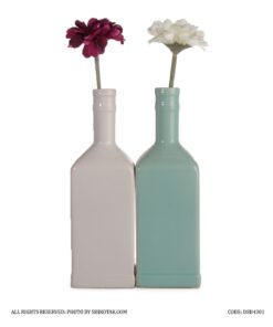 گلدان سرامیکی طرح بطری مدل مرسده