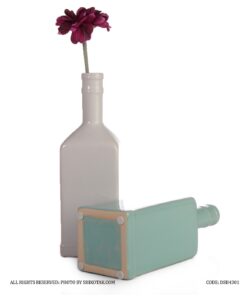 گلدان سرامیکی طرح بطری مدل مرسده