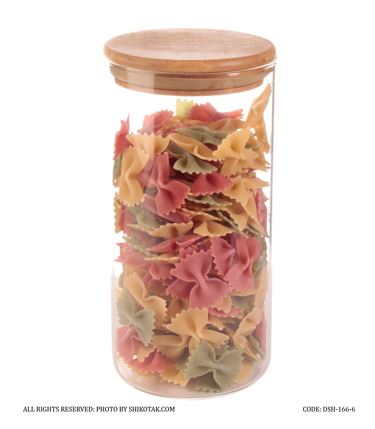 بانکه شیشه ای در بامبو 4 سایز