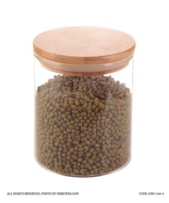 بانکه شیشه ای در بامبو 4 سایز