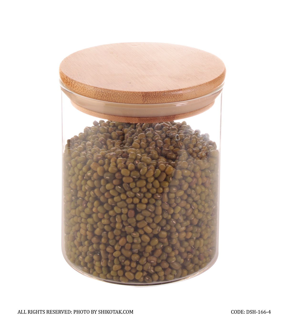 بانکه شیشه ای در بامبو 4 سایز