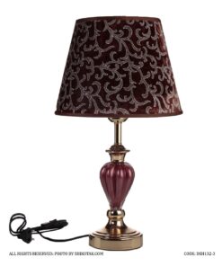 آباژور رومیزی پایه شیشه ای مدل آرتمیس