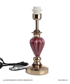 آباژور رومیزی پایه شیشه ای مدل آرتمیس