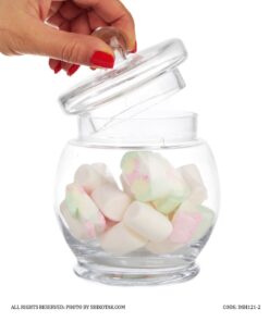 کندی باکس شیشه ای گرد سری 1-121