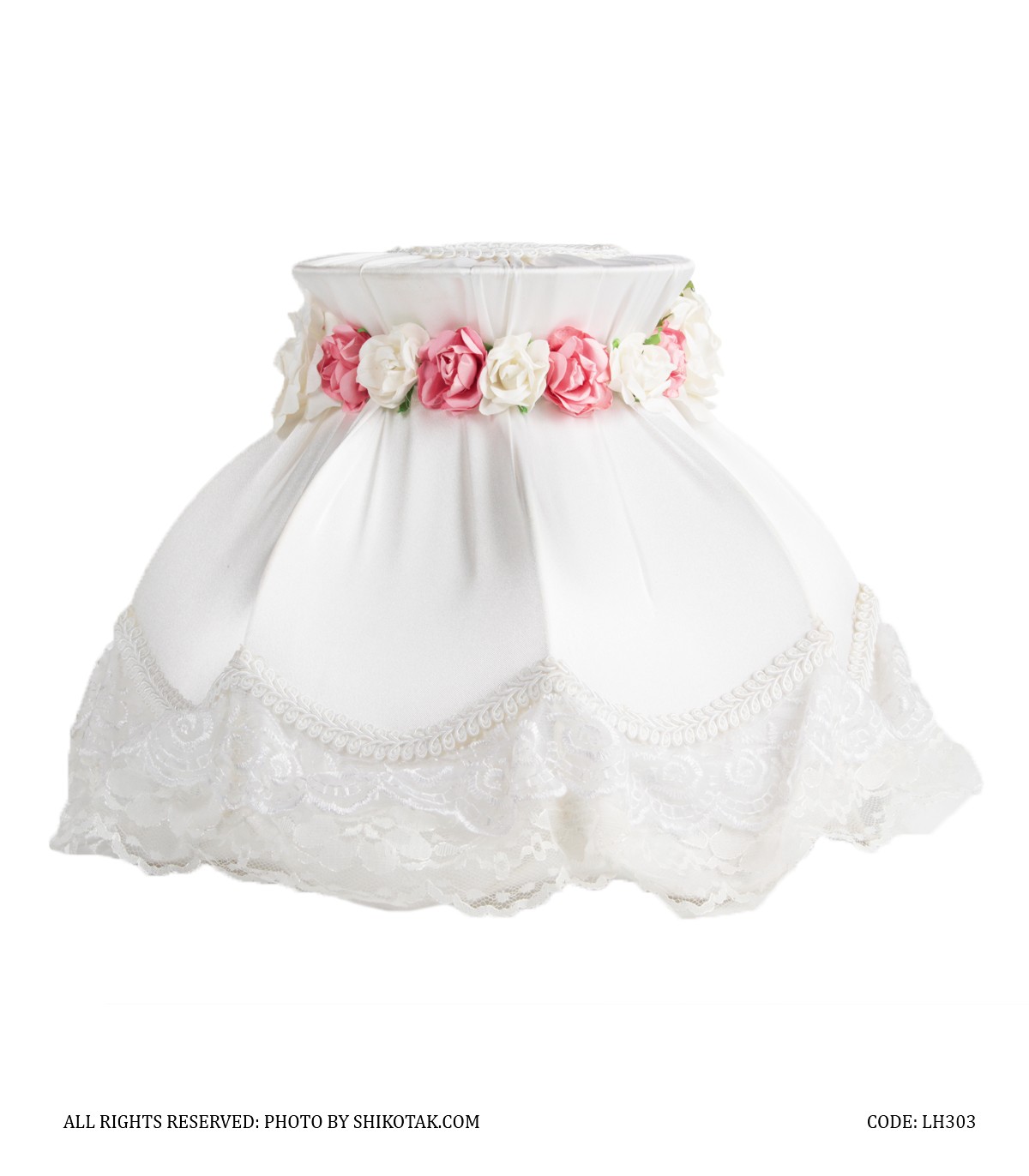 شید آباژور گلدار طرح ویکتوریا