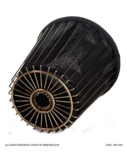 ست سطل و دستمال فلزی با کاور پارچه ای طرح ساحل