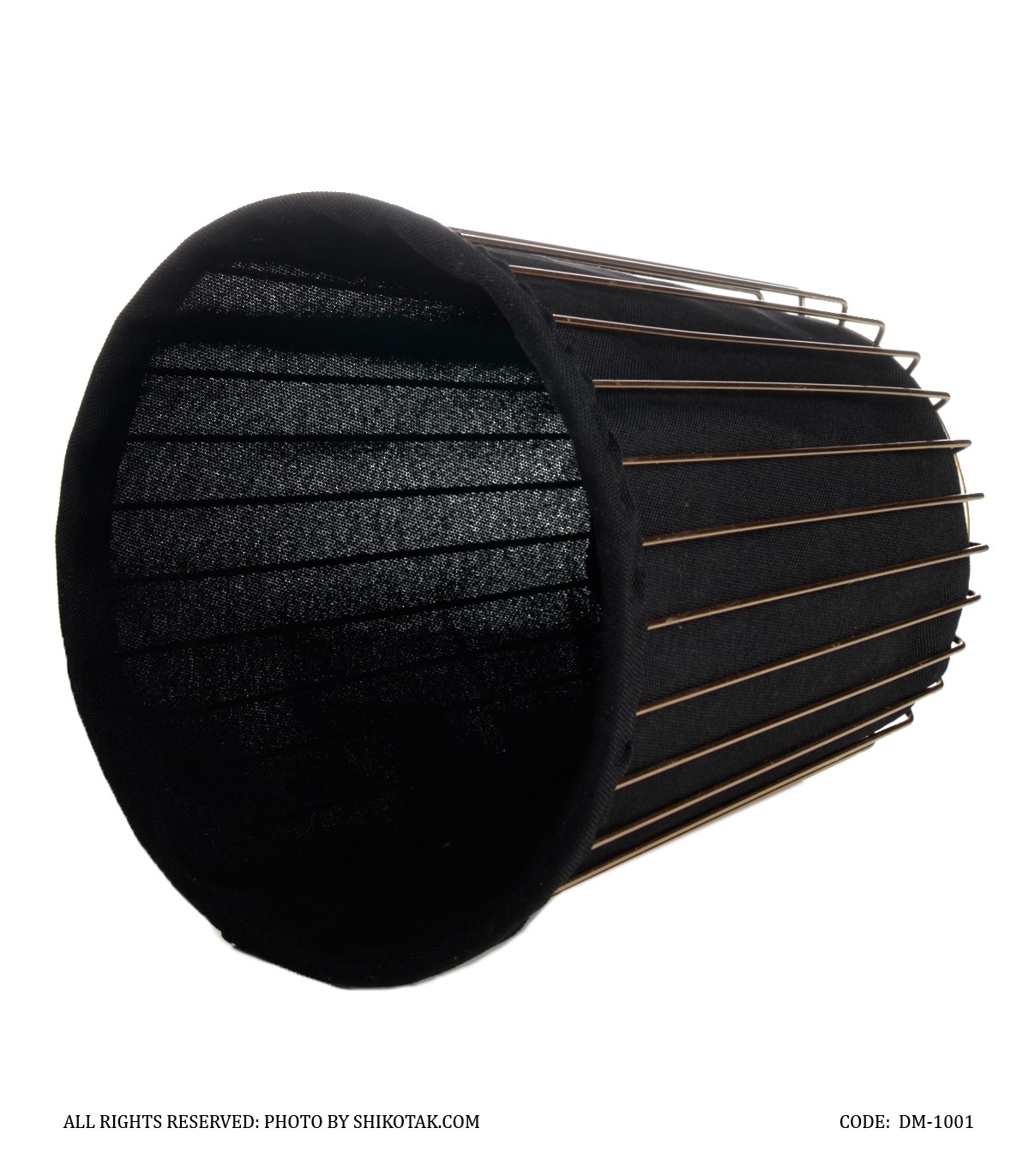 ست سطل و دستمال فلزی با کاور پارچه ای طرح ساحل