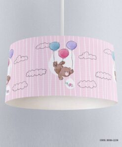 لوستر اتاق کودک دخترانه طرح خرس مدل Brown Bear