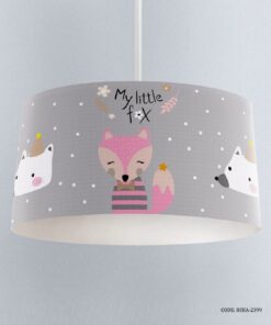 لوستر اتاق کودک دخترانه طرح روباه مدل My Little Fox