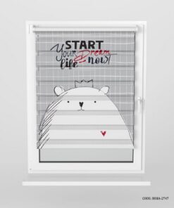 پرده زبرا اتاق کودک پسرانه و دخترانه مدل Believe in Yourself