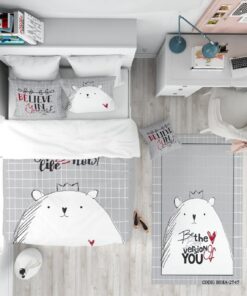 روتختی کودک پسرانه 4 تکه پسرانه و دخترانه مدل Believe in Yourself