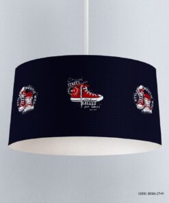 لوستر اتاق کودک پسرانه طرح کتونی مدل Street Style