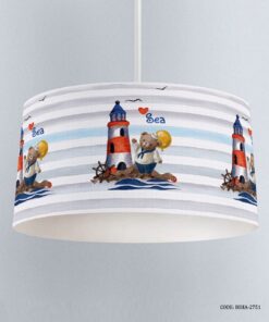 لوستر اتاق کودک پسرانه طرح خرس ملوانی مدل Sailor Bear