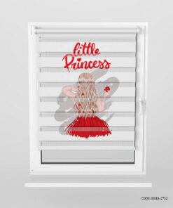 پرده زبرا اتاق کودک دخترانه مدل Little Prancess