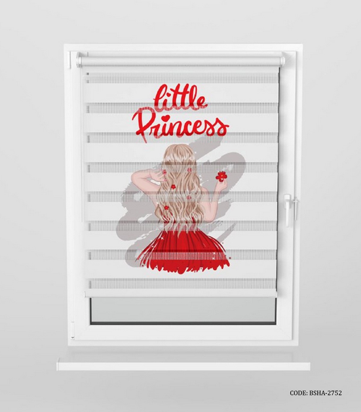 پرده زبرا اتاق کودک دخترانه مدل Little Prancess
