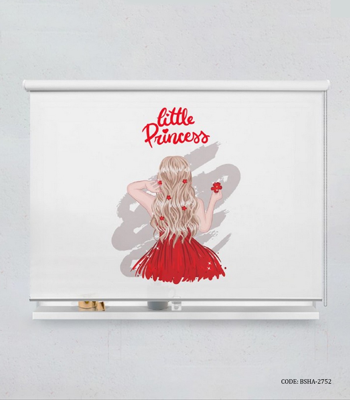 پرده شید اتاق کودک دخترانه مدل Little Prancess