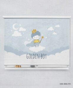 پرده شید اتاق کودک پسرانه مدل Golden Boy