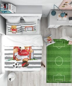 روتختی کودک پسرانه 4 تکه طرح خرس مدل Sooccer Player