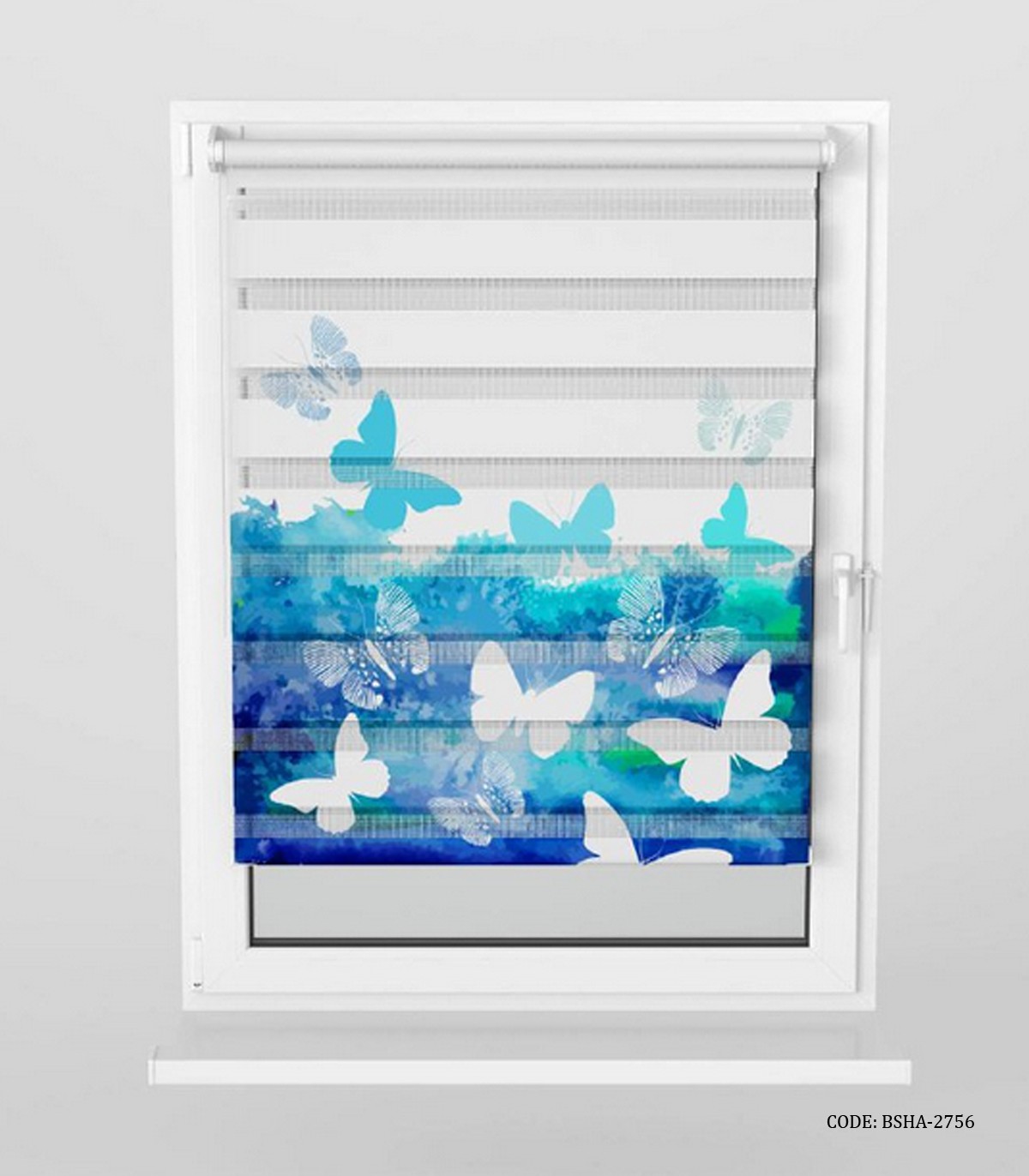 پرده زبرا اتاق کودک دخترانه طرح پروانه مدل Dream Butterfly