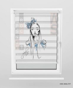 پرده زبرا اتاق کودک دخترانه مدل Girls