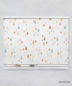 پرده شید اتاق کودک پسرانه پسرانه طرح رنگین کمان مدل No Rain