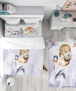 روتختی کودک 4 تکه دخترانه مدل Girl's World