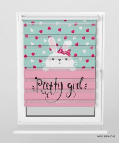 پرده زبرا اتاق کودک دخترانه مدل Pretty Girl