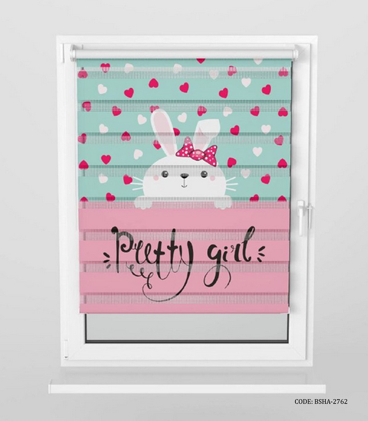 پرده زبرا اتاق کودک دخترانه مدل Pretty Girl