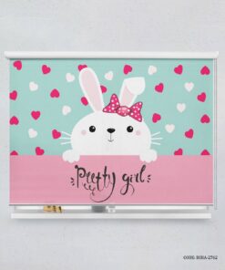 پرده شید اتاق کودک دخترانه مدل Pretty Girl