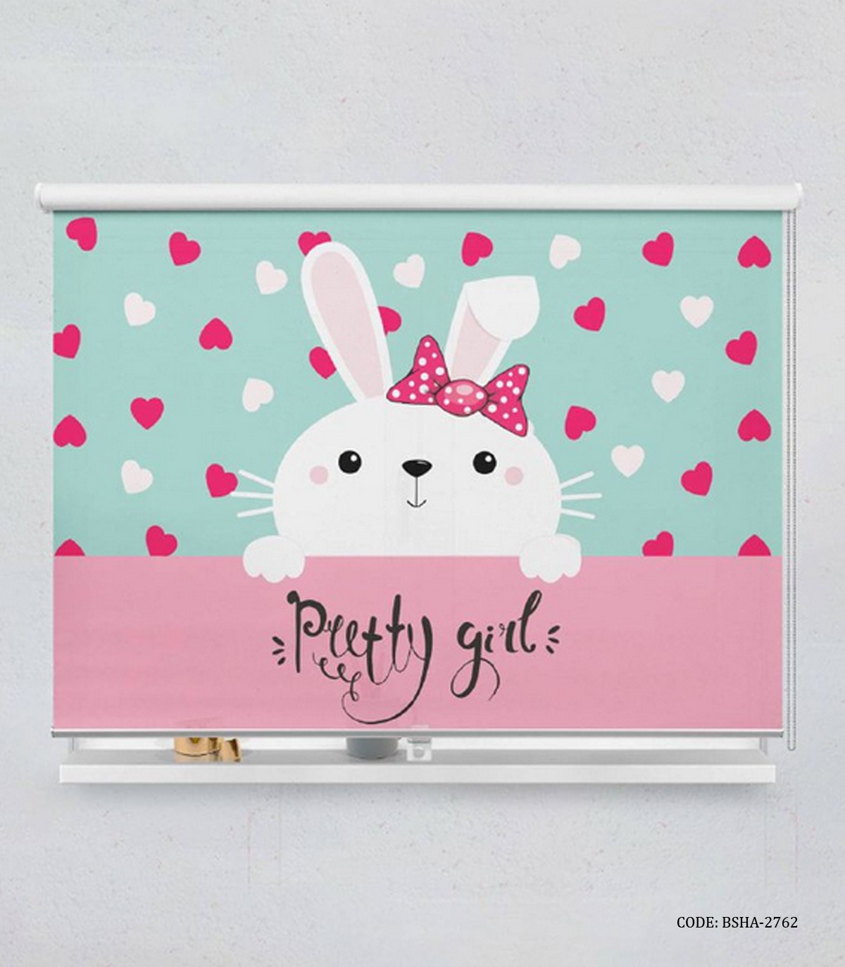 پرده شید اتاق کودک دخترانه مدل Pretty Girl
