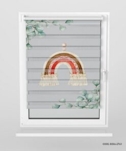 پرده زبرا اتاق کودک پسرانه مدل Nice World