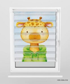 پرده زبرا اتاق کودک پسرانه طرح زرافه مدل Lovely Giraffe